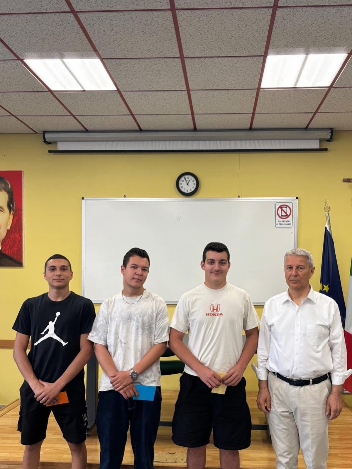I nostri allievi premiati dall'Azienda Cibin Refrigerazione
