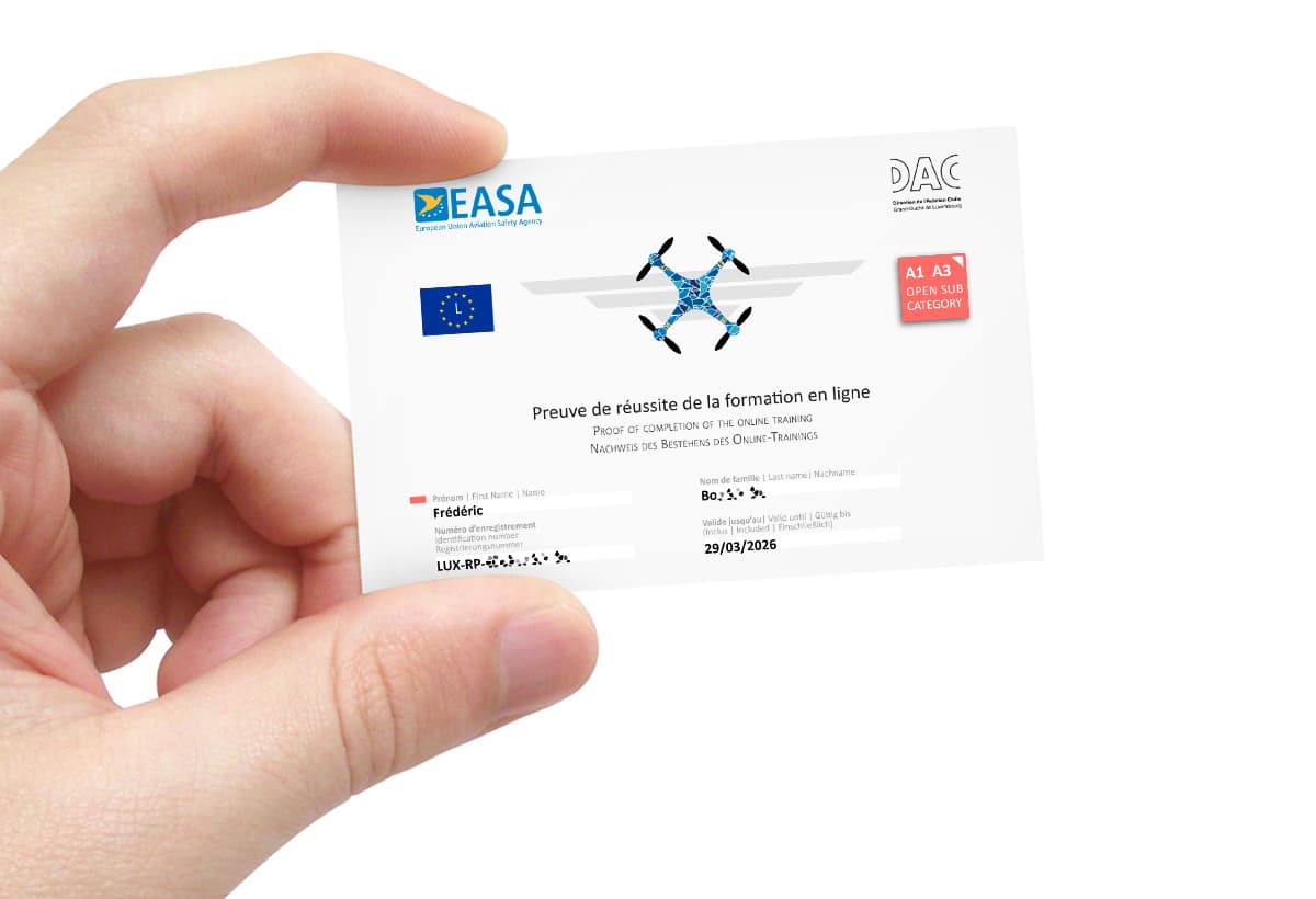 Patentino Droni A1/A3